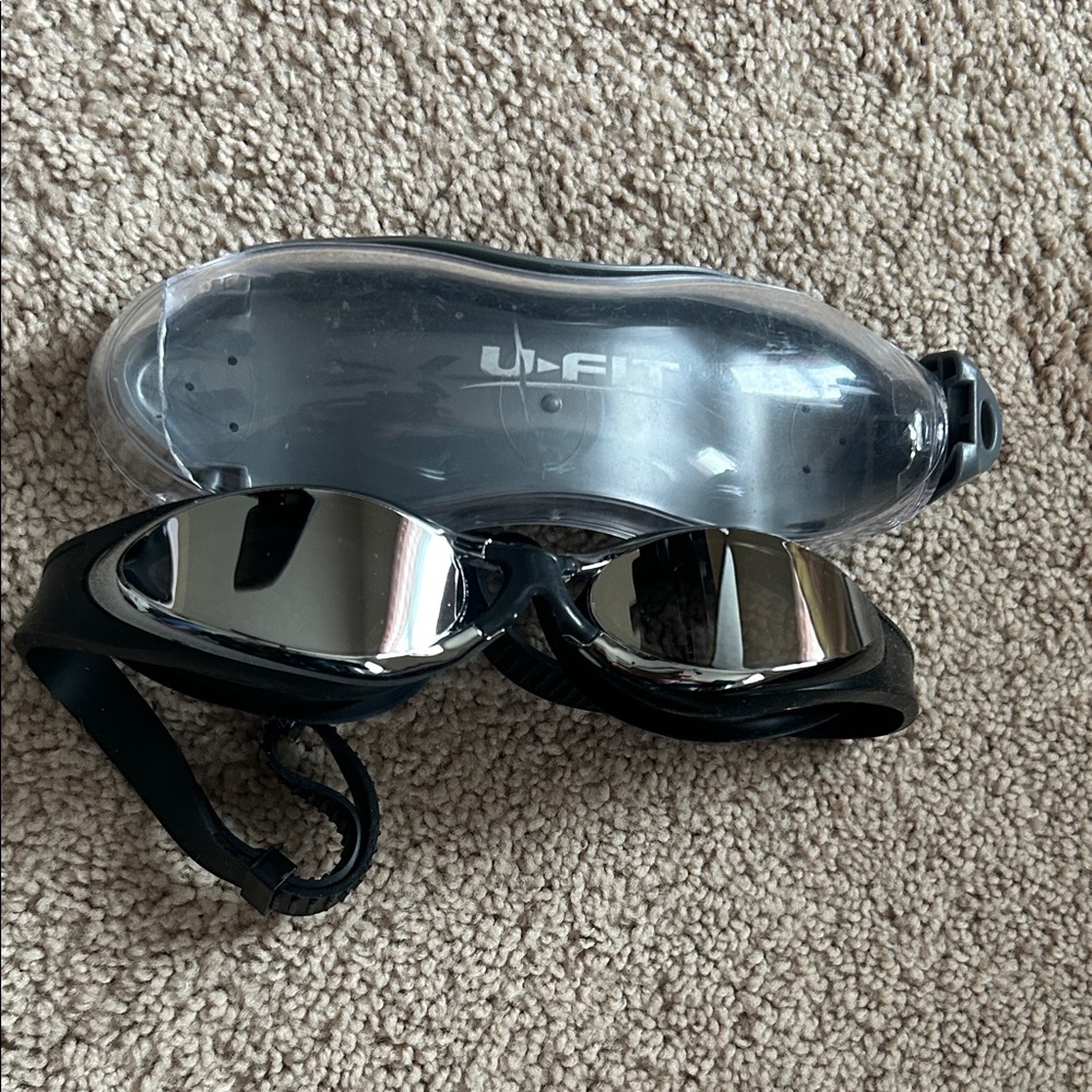 U-FIT Swim Goggles with Case